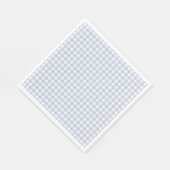 Serviette En Papier Blue Gingham Paper Napkins (Coin)