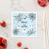 Serviette En Papier Blue Halloween Cute Ghost Boo-Day Party (En situation)