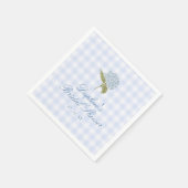 Serviette En Papier Blue Hydrangea Bridal Shower (Coin)