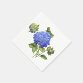 Serviette En Papier Blue Hydrangeas (Coin)