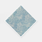 Serviette En Papier Blue Marigolds (par William Morris) (Coin)