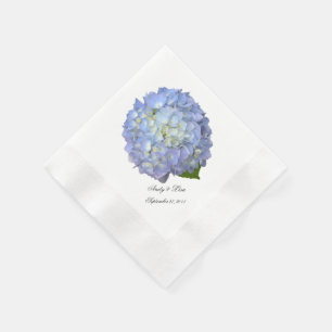 Serviette En Papier Blue Moon Hydrangea Mariage personnalisé