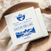 Serviette En Papier Blue Nautical Party Theme