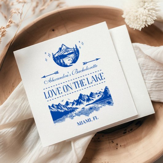 Serviette En Papier Blue Nautical Party Theme