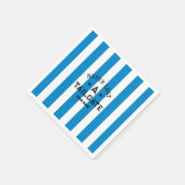 Serviette En Papier Blue Never Love A Tailgate Nom De L'Équipe Jeu Jou (Coin)