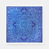Serviette En Papier Blue Persian carpet  look - Tabris (Devant)
