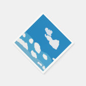 Serviette En Papier Blue Sky Cloud fête d'anniversaire (Coin)