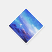 Serviette En Papier Blue Sky Paysage Photographie Art (Coin)