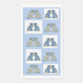 Serviette En Papier Blue Staffordshire Chiens Ginger Jars Magnolia (Devant)