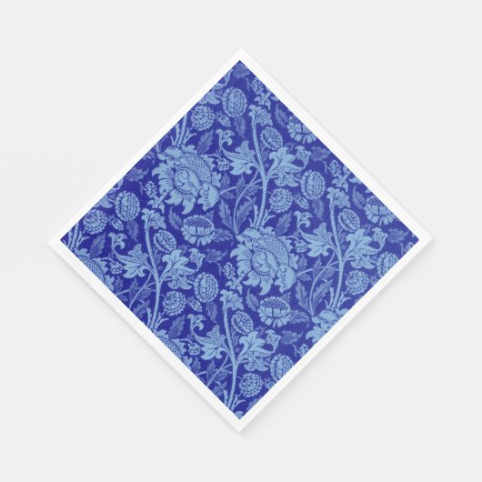Serviette En Papier Blue Wey par William Morris (Coin)