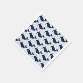 Serviette En Papier Blue Whale (Coin)