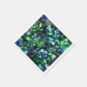Serviette En Papier Blueberries - vert (Coin)