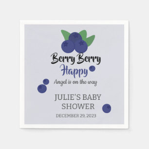 Serviette En Papier Blueberry bébé garçon douche invitation Naples