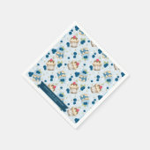 Serviette En Papier Blueberry Cupcake Blue Anniversaire Fête (Coin)