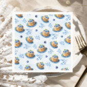 Serviette En Papier Blueberry Pancake Baby Brunch Baby shower