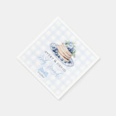 Serviette En Papier Blueberry Pancake Baby Brunch Baby shower Garçon (Coin)