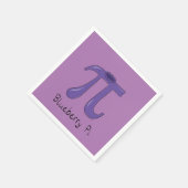 Serviette En Papier Blueberry Pi Cute Math Pi Day Party Napkins (Coin)