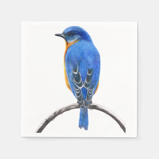 Serviette En Papier Bluebird (Devant)
