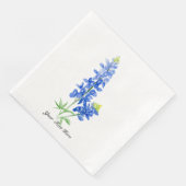 Serviette En Papier Bluebonnet (Coin)