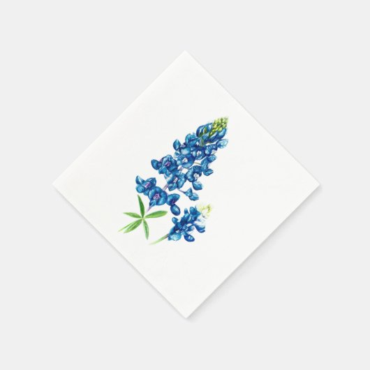 Serviette En Papier Bluebonnet (Coin)