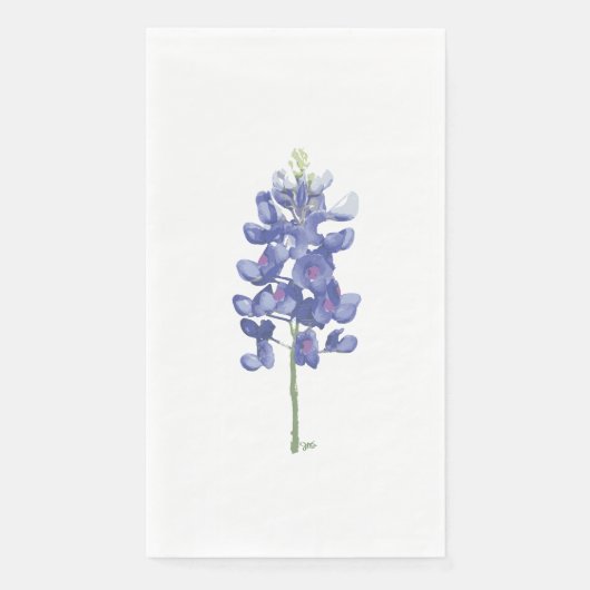 Serviette En Papier Bluebonnet à fleurs sauvages du Texas (Devant)