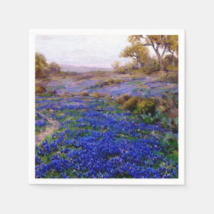 Serviette En Papier Bluebonnets à Twilight, au nord de San Antonio