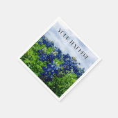 Serviette En Papier Bluebonnets Blue Flowers Texas texan Floral (Coin)