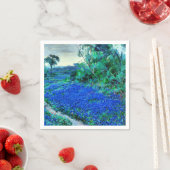 Serviette En Papier Bluebonnets dans le Misty Morning (En situation)