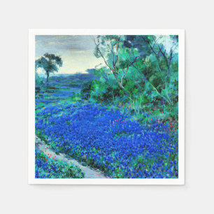 Serviette En Papier Bluebonnets dans le Misty Morning