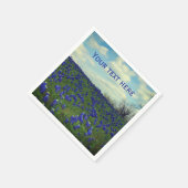Serviette En Papier Bluebonnets Fleurs Bleues Texas Texan Floral Napki (Coin)
