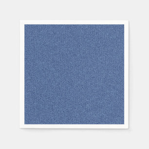 Serviette En Papier Blues-jean fraîches de denim