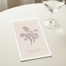 Blush Cream & Burgundy | Élégant Mariage Floral
