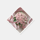 Serviette En Papier "Blush of Love : A Bouquet of Timeless Romance" (Coin)