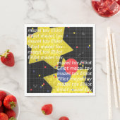 Serviette En Papier BM Bat Bar Mitzvah Jeu Sur Napkins (En situation)
