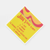 Serviette En Papier BM Bat Bar Mitzvah Silvery Waves Naples (Coin)