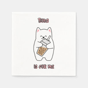 Serviette En Papier Boba est pour moi