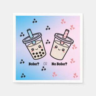 Serviette En Papier Boba ou pas de Boba? Révélation du sexe du bébé p