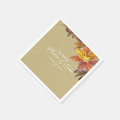 Serviette En Papier Boda Otoñal (Coin)