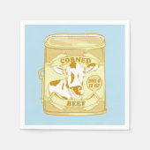 Serviette En Papier Boeuf corné (Devant)