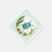 Serviette En Papier Boeuf de scarabée Papier Napkin Partie extérieure (Coin)