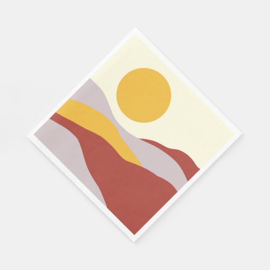 Serviette En Papier Boho bohème N4 (Coin)