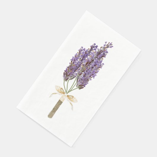Serviette En Papier Boho Bouqet de Lavender (Coin)