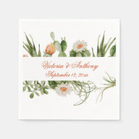 Boho Cactus Floral Rustic
