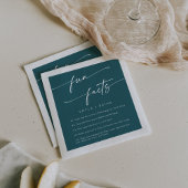 Serviette En Papier Boho Chic Bleu Turquoise Mariage Fun Fact Napkins