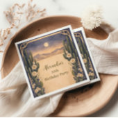 Serviette En Papier Boho Desert Cactus Birthday