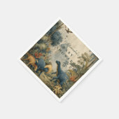 Serviette En Papier Boho Dino Baby Shower (Coin)