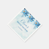 Serviette En Papier Boho Fête de Mariage Florale (Coin)
