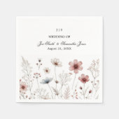 Serviette En Papier Boho floral été simple (Devant)