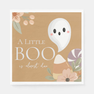 Serviette En Papier Boho Halloween Baby shower Little Boom Fantôme Jau