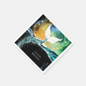 Serviette En Papier Boho Ocean Mermaid Anniversaire (Coin)